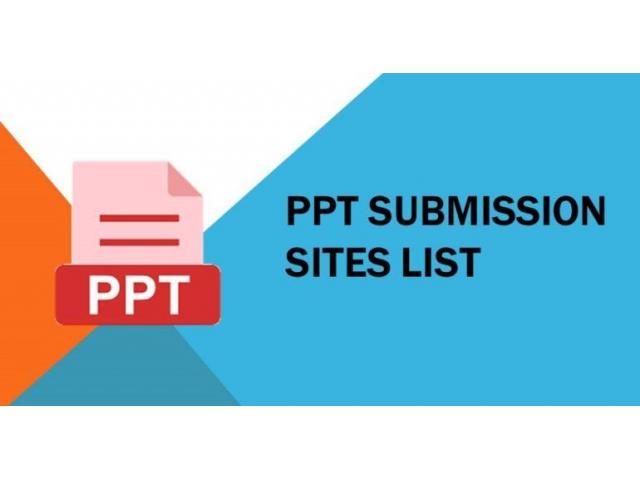 Top Ppt Submission Sites