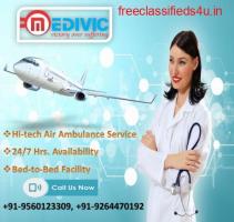 Use Most Evolved ICU Air Ambulance in Bangalore by Medivic