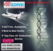 Book Super Standard ICU Air Ambulance in Varanasi by Medivic