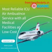 Quick Available Advanced Life Support Medivic Air Ambulance Service in Agra