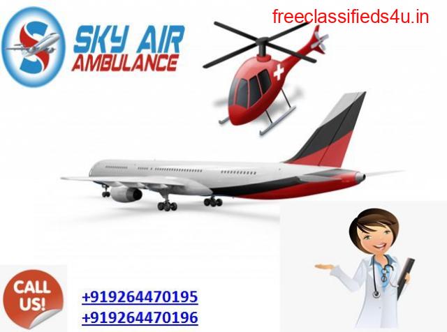 Book Finest Service from Sky Air Ambulance from Imphal to Kolkata