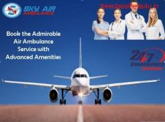 Book Sky Air Ambulance Service in Allahabad with Complete Medication 