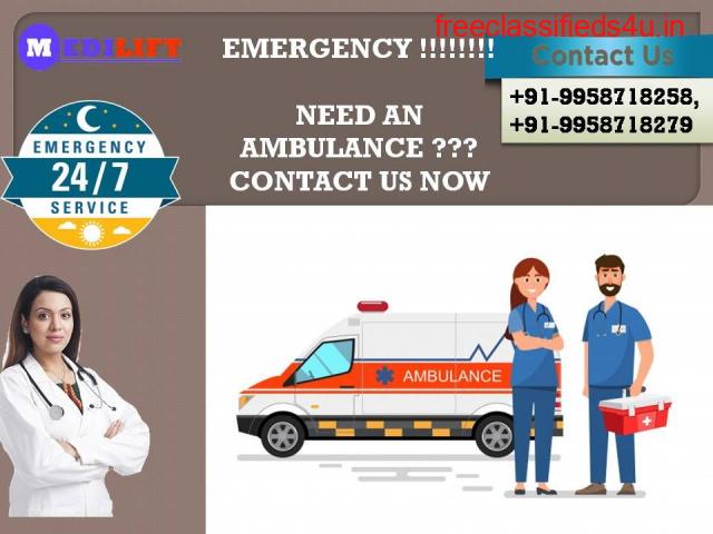 Urgent  Required Ambulance Service in Saket , Delhi –Medilift Ambulance