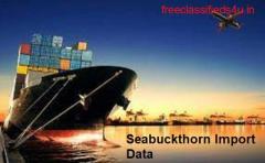 How seabuckthorn import data is helpful?