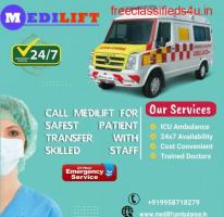 Quick Ambulance Service in Kalighat by Medilift Ambulance