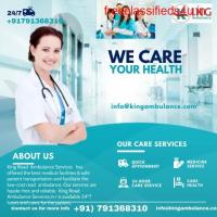 King Super fast ICU Ambulance Services in Varanasi 