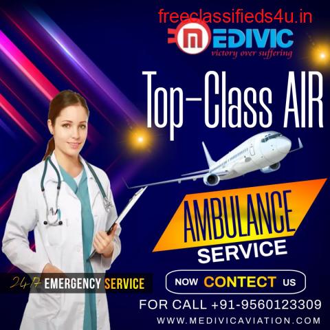 Book Exclusive Medical Air Ambulance Service in Guwahati by Medivic