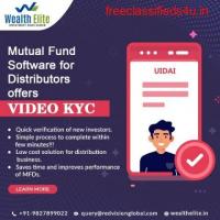 Mutual Fund Software for Distributors promote video KYC?