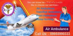 Opt Trustable ICU Support Air Ambulance in Hyderabad
