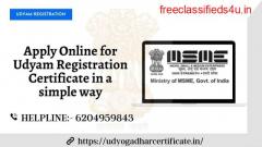 Apply Online for Udyam Registration Certificate in a simple way