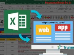 Convert Excel To Web Application Free | Trunao LLC