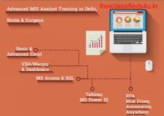 MIS Institute in Delhi, SLA Courses, Excel, VBA, SQL, RPA Training Certification