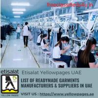 List of Readymade Garments Manufacturers & Suppliers in UAE