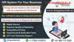 Smart IVR solutions for your business provide by kingasterisk Technologies