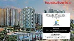 Brigade Whitefield In Bangalore - Homes High On Comfort And Convenience