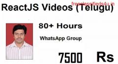 React JS is free training by Praveen Gubbala in Telugu