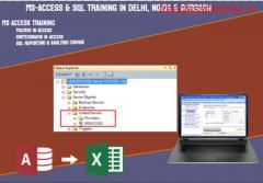 MS Access, SQL Training Course, Delhi, Faridabad, SLA Analytics Classes, SQL Course,