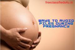 Methods to avoid piles while pregnant
