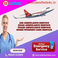 Take Emergency ICU Air Ambulance in Indore by Medivic with Certified Team