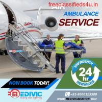 Choose ICU Air Ambulance in Vishakhapatnam by Medivic with the Finest ICU Outfits