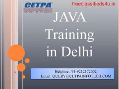 Make Your Future in Advance Java Training with Cetpa Infotech in Delhi NCR.