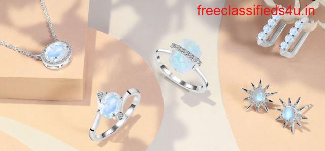 Find the latest collection of moonstone jewelry online at Sagacia Jewelry