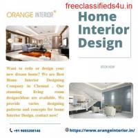 Home Interior Designers Chennai | Orange Interior