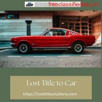 Lost Title to Car
