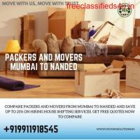 Best Packers and Movers Mumbai to Nanded Shifting Services