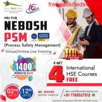 CHRISTMAS & NEW YEAR EXCITING OFFERS ON NEBOSH PSM!!! 