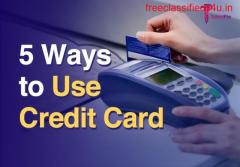 How to use a credit card