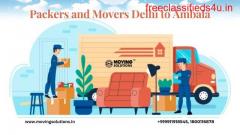 Top Packers and Movers from Delhi to Ambala with Charges