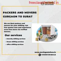 Packers and Movers Gurgaon to Surat - Shifting Service Rates
