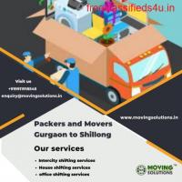 Packers and Movers Gurgaon to Shillong | Guaranteed Best Rates