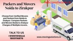 Best Packers and Movers Noida to Zirakpur Services and Charges