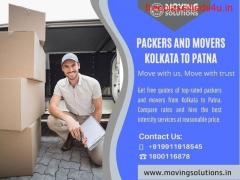 Best Packers and Movers Kolkata to Patna Services and Charges