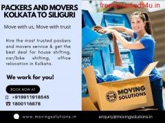 Top List of Packers and Movers Kolkata to Siliguri Services
