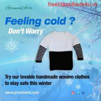 Enjoy the hustle-free shopping and order the best Woolen Thalposh online from GraminArts 