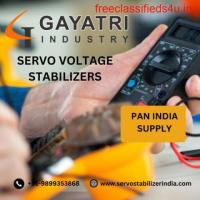 Three phase air cooled servo stabilizer Gayatri Industry