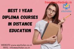  Best 1-year diploma courses in distance education