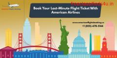 Book your last-minute flight ticket with American Airlines