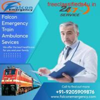 Falcon Train Ambulance in Kolkata for Shifting Patients to Another City