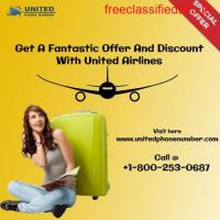 Get a fantastic offer and discount with United Airlines