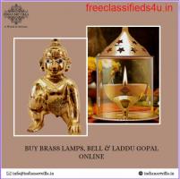 Buy Brass Lamps, Bell & Laddu Gopal Online - Indian Art Villa