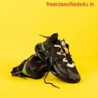 Best Black High Sneakers & Running Shoes for Men - Nickron India