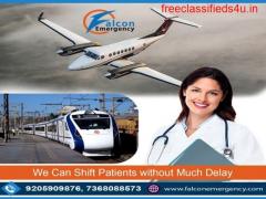 Use the Safest ICU Train Ambulance in Kolkata with Medical Facility by Falcon Emergency