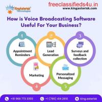 Say It Loud, Say It Proud! Empower your business with Voice Broadcasting from KingAsterisk. ??