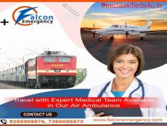 Use the Best and most Affordable Train Ambulance in Raipur by Falcon Emergency