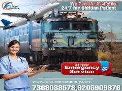 Falcon Train Ambulance in Bangalore is the Non-Turbulent Transportation Provider