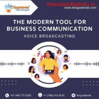 Boost Your Business Communication with KingAsterisk Technologies' Voice Broadcasting Tool.